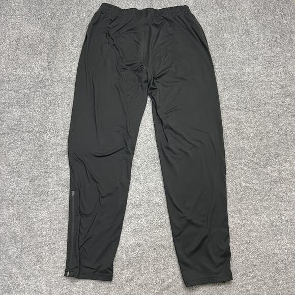 prAna Pants Mens Large Black Athletic Track Elastic Waist Zip Hem Lightweight - Picture 4 of 13